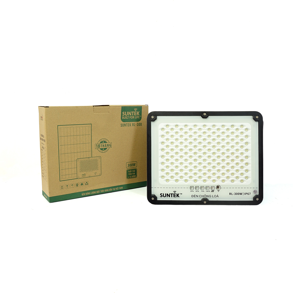 Đèn pha chống lóa năng lượng mặt trời RL-300W